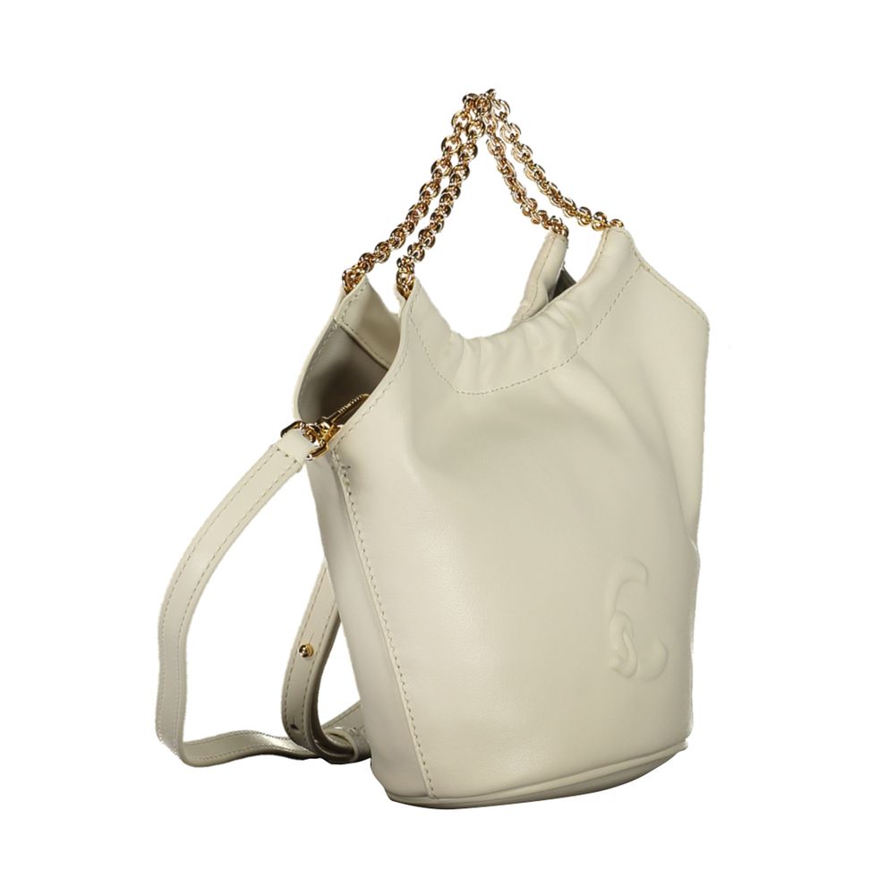 Coccinelle Bianco Leather Woman Handbag