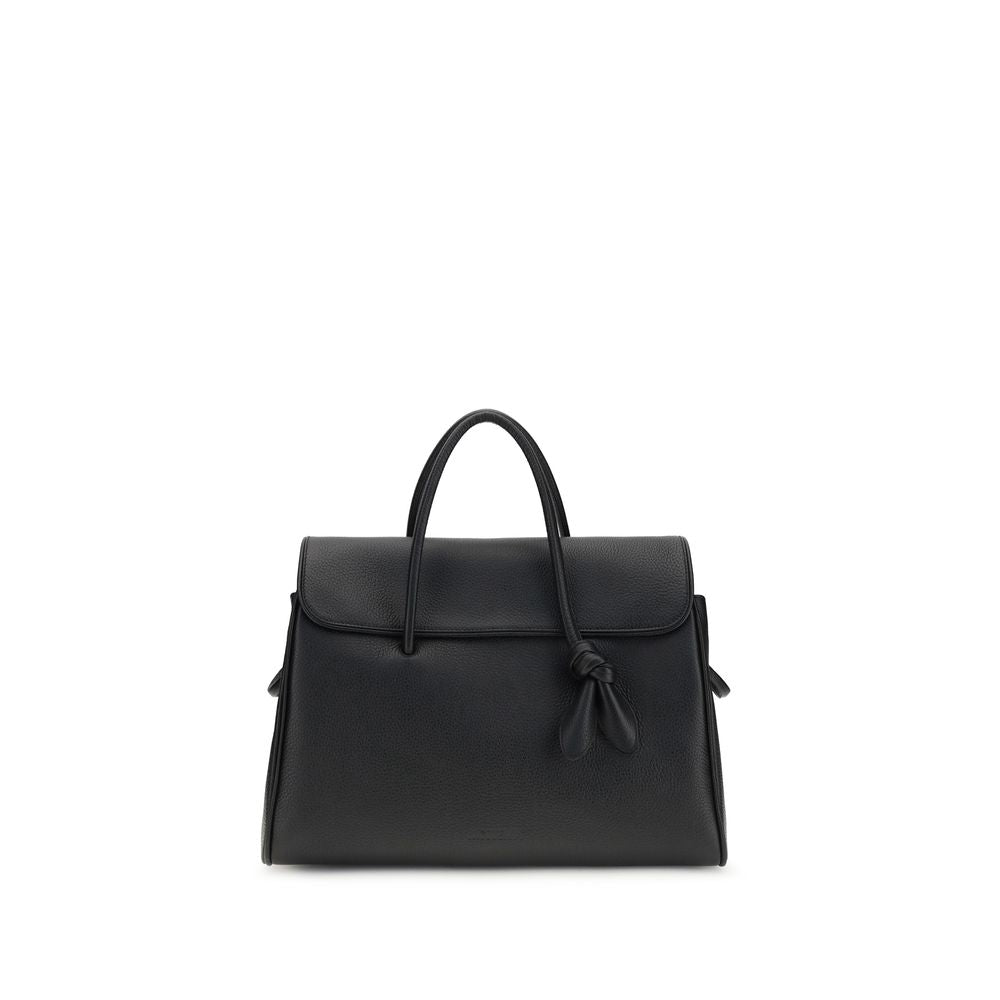 Jacquemus Black Calf Leather Bos Taurus Handbag