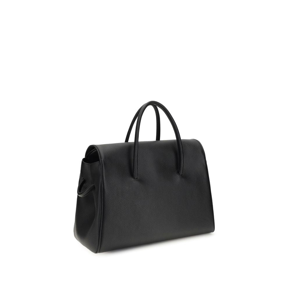 Jacquemus Black Calf Leather Bos Taurus Handbag