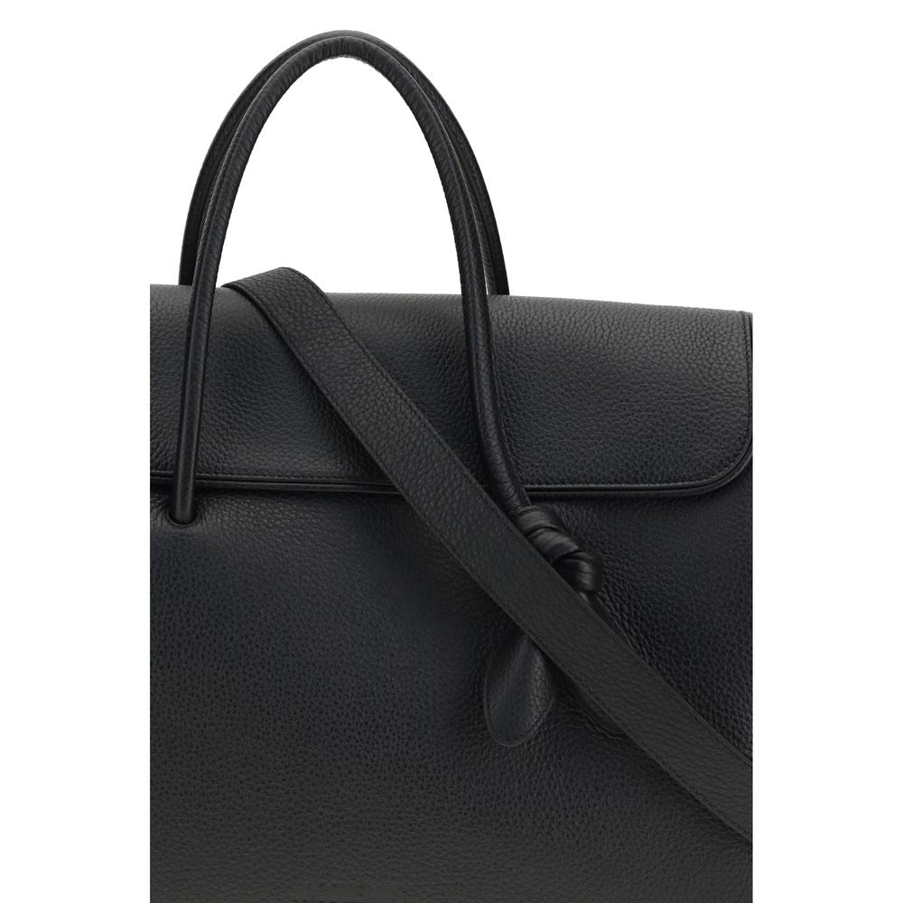 Jacquemus Black Calf Leather Bos Taurus Handbag