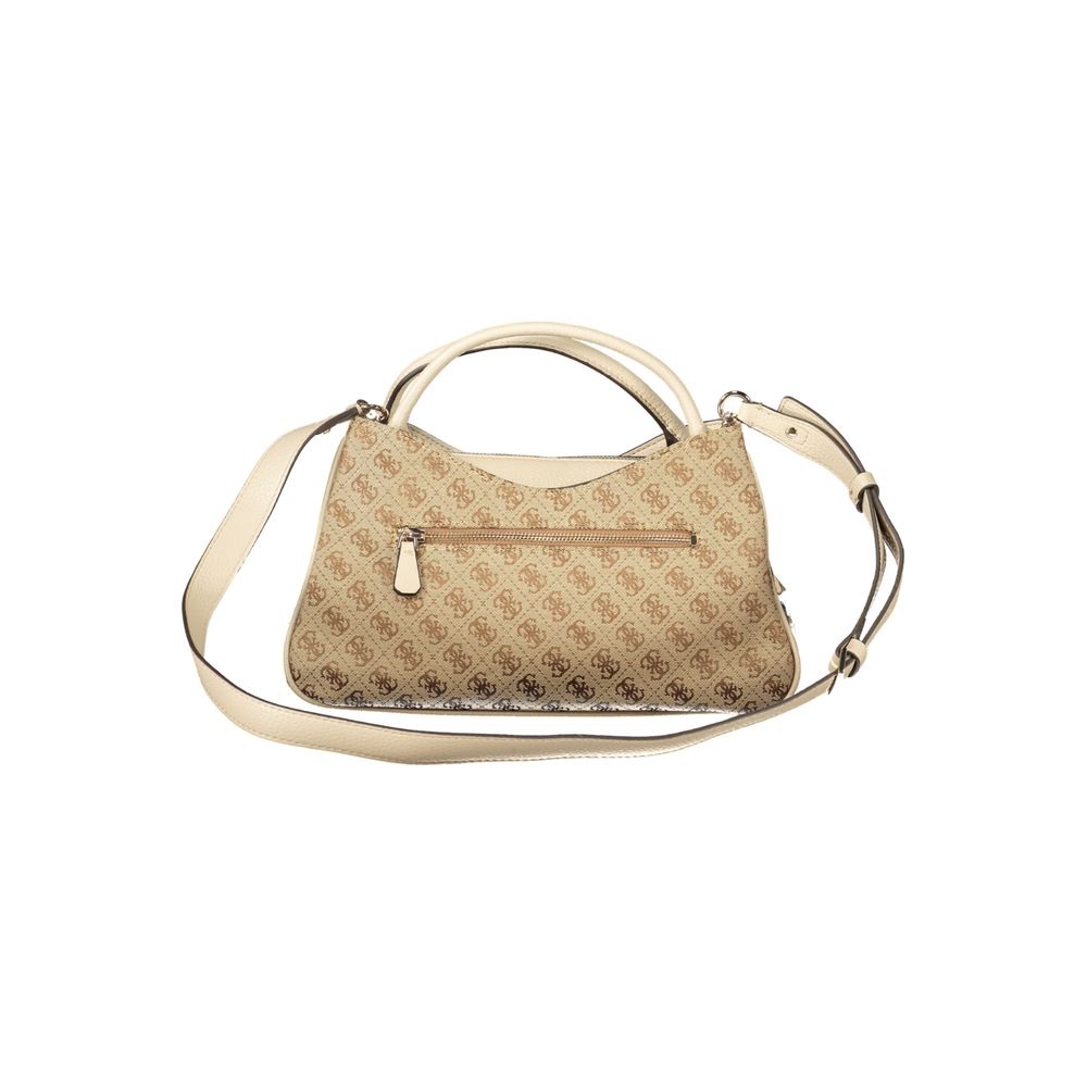 Guess Jeans Beige Polyurethane Women Handbag