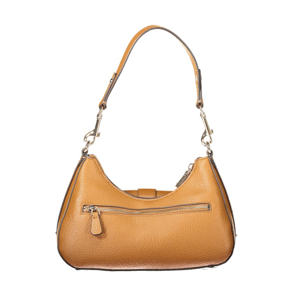 Guess Jeans Marrone Poliuretano Women Handbag