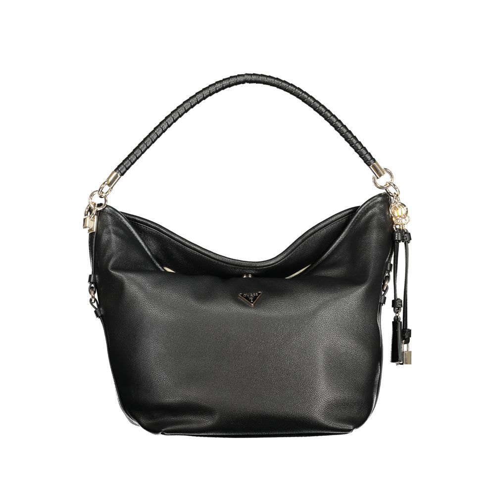 Guess Jeans Black Polyethylene Handbag