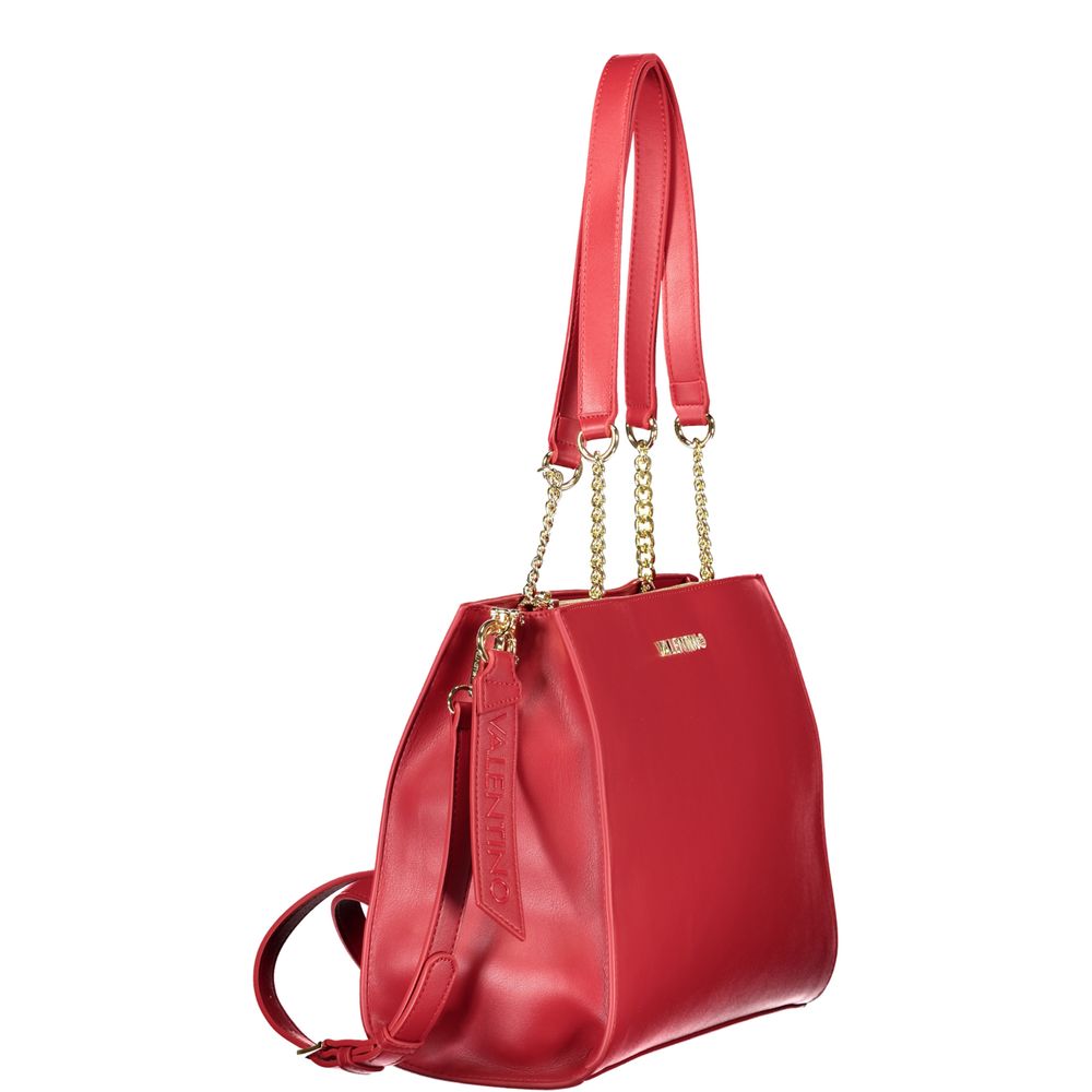 Mario Valentino Red Polyethylene Handbag