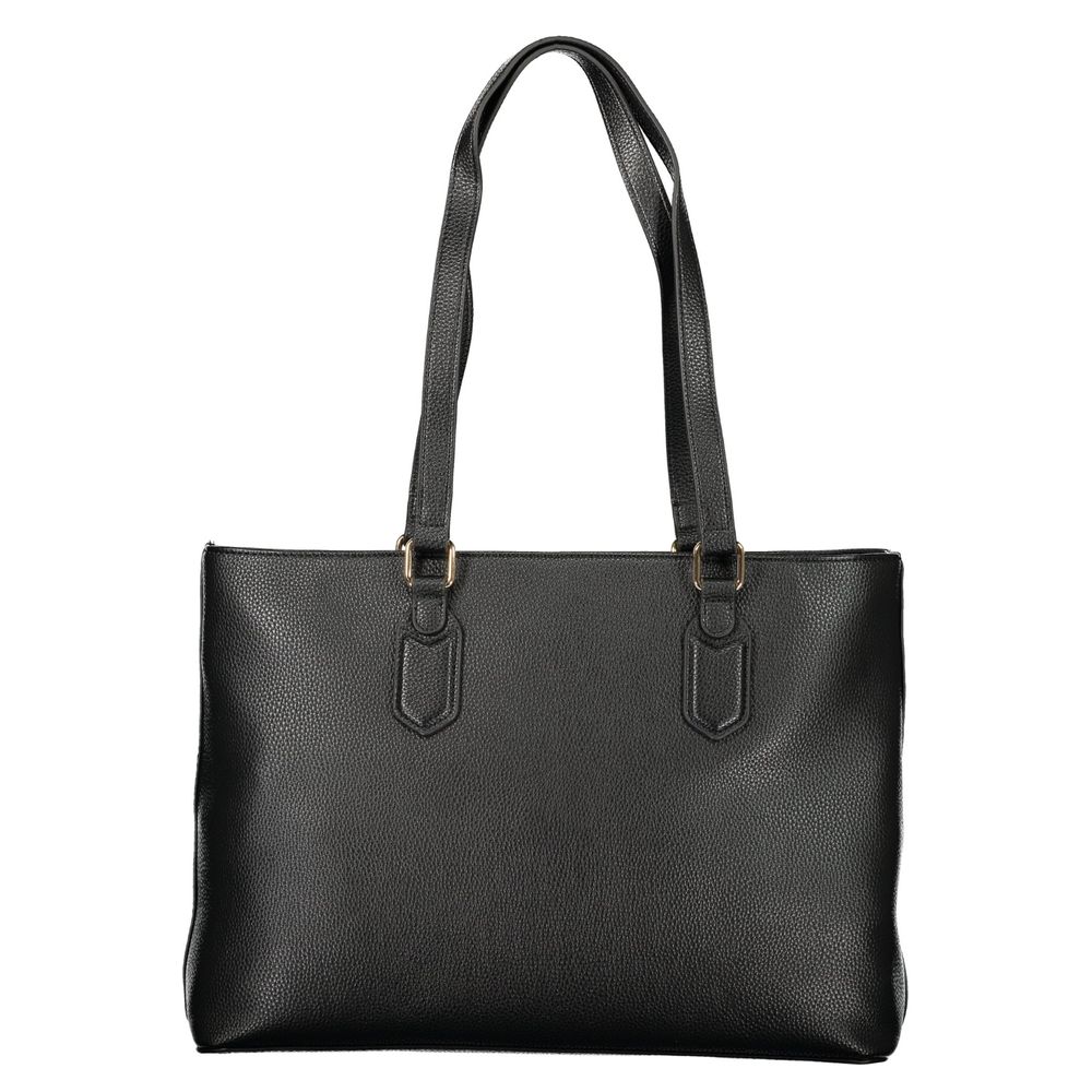 Mario Valentino Black Polyethylene Handbag