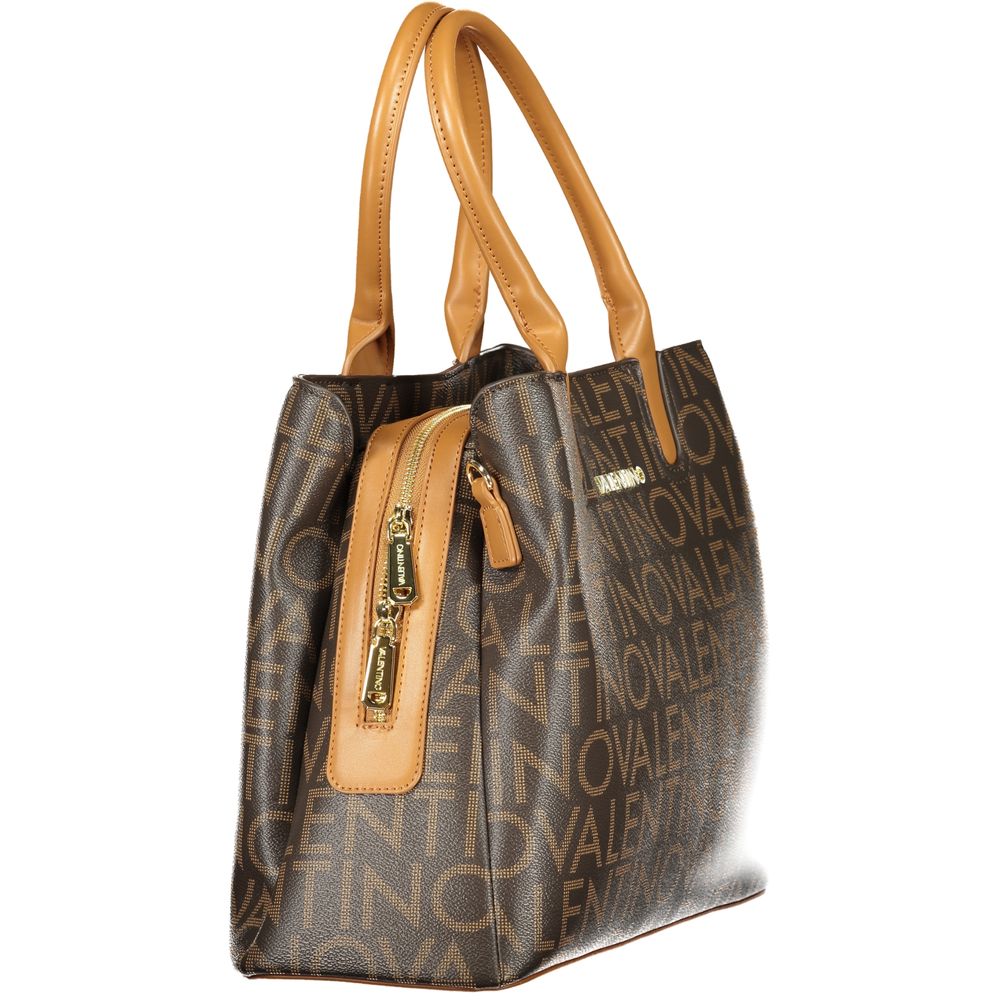 Mario Valentino Brown Polyethylene Handbag