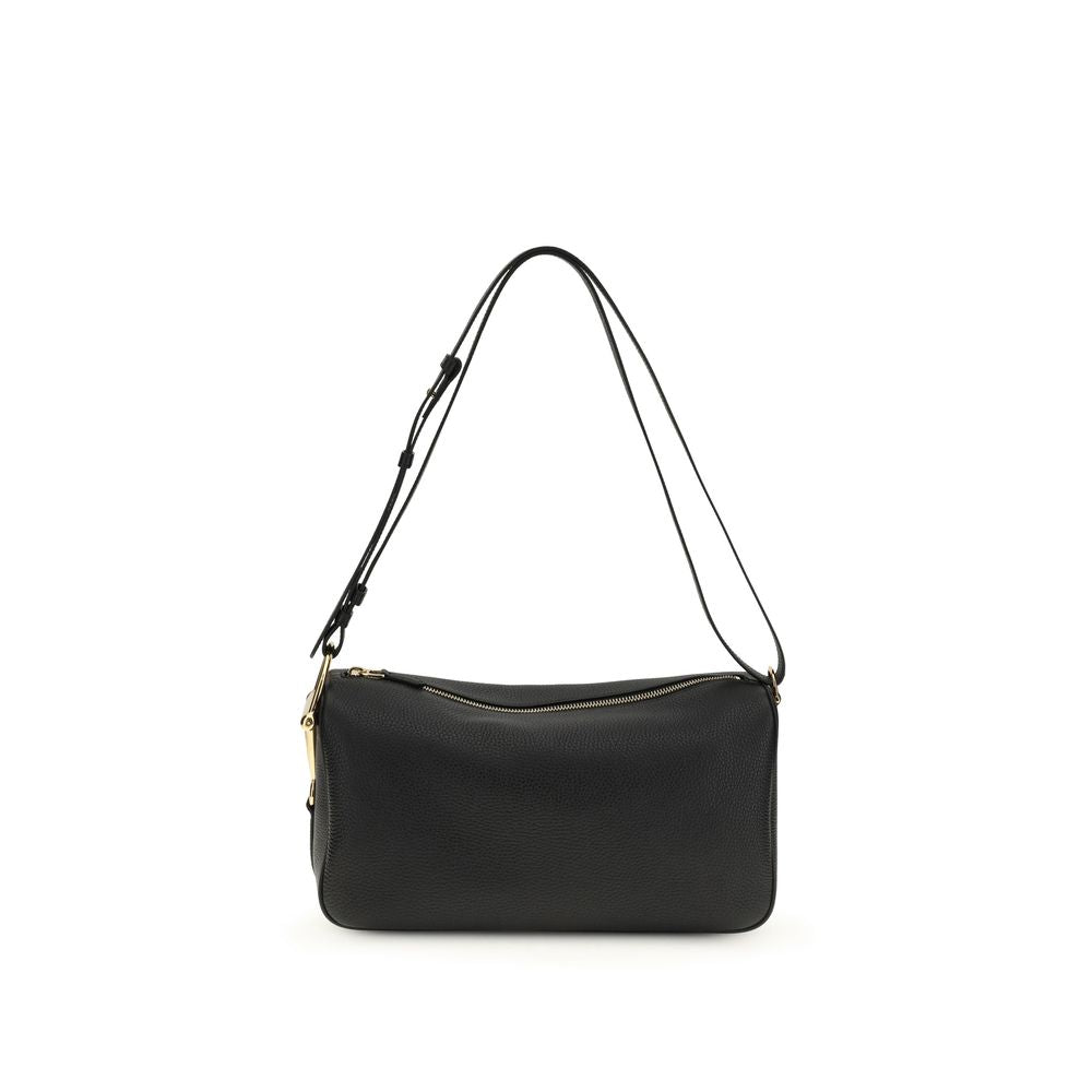 Gucci Black  Leather Bos Taurus Handbag