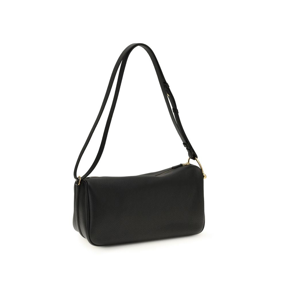 Gucci Black  Leather Bos Taurus Handbag
