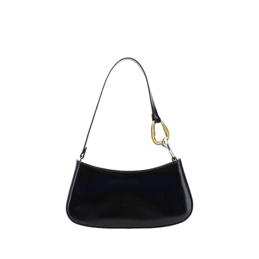 Staud Black Calf Leather Bos Taurus Shoulder Bag