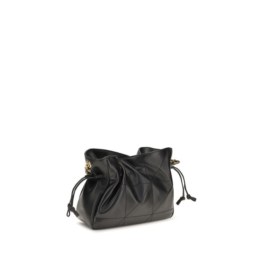 Saint Laurent Black Lamb Ovis Aries Aries Shoulder Bag