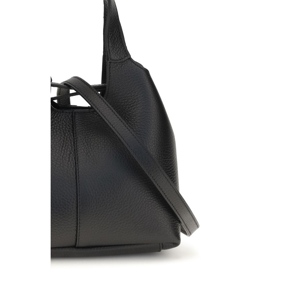 Coccinelle Black Calf Leather Bos Taurus Shoulder Bag