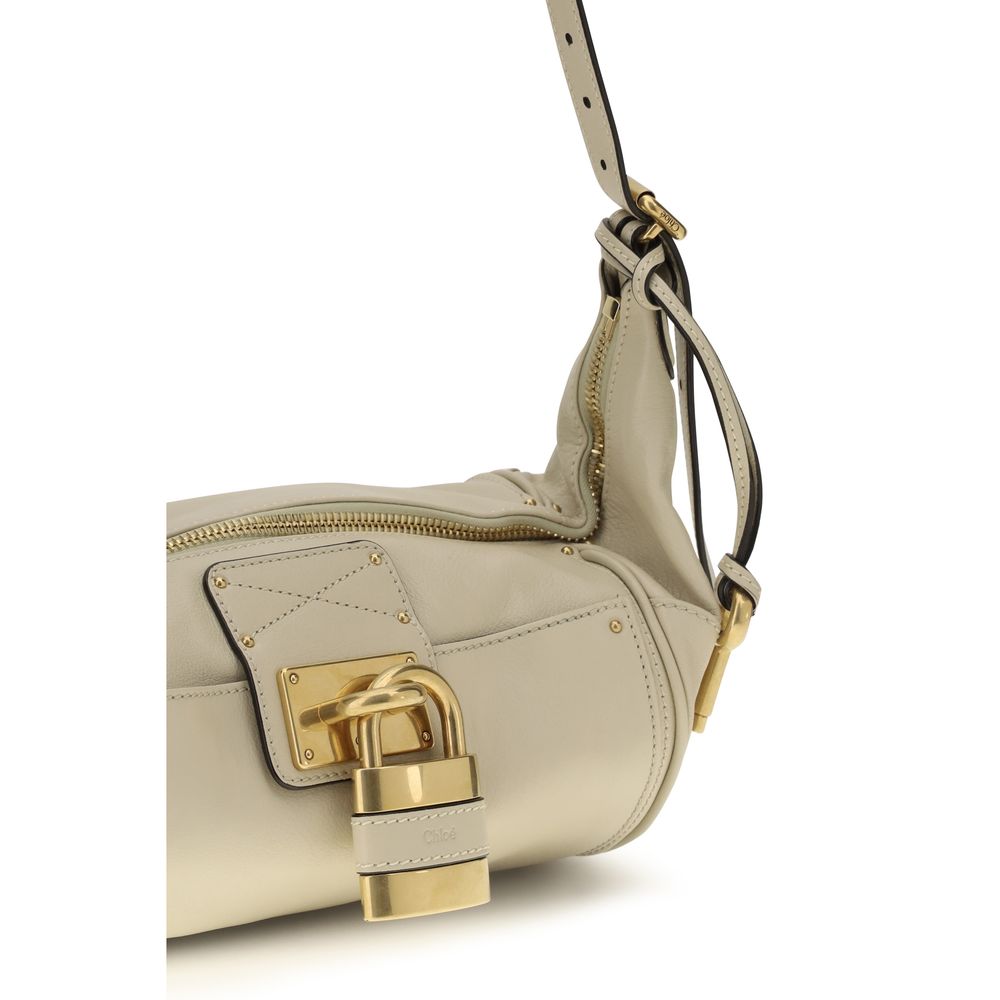 Chloé Beige Calf Leather Bos Taurus Shoulder Bag
