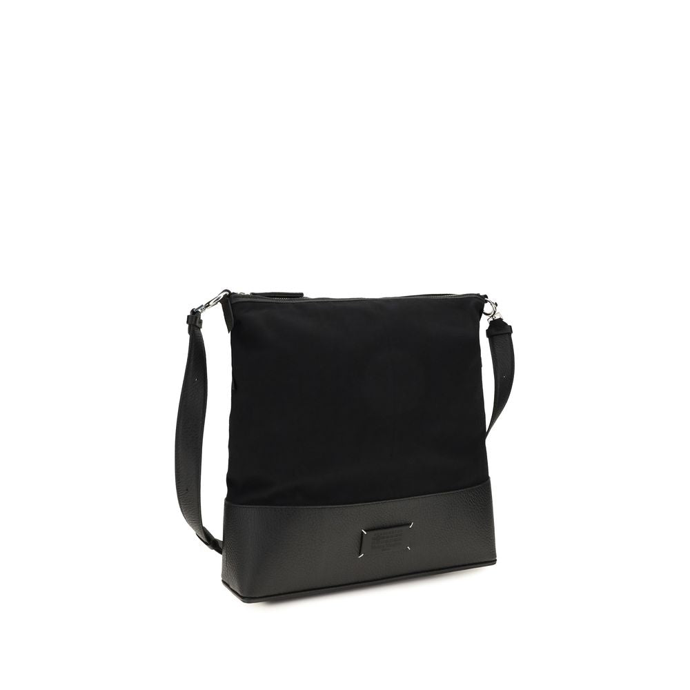 Maison Margiela Black Calf Leather Bos Taurus Shoulder Bag