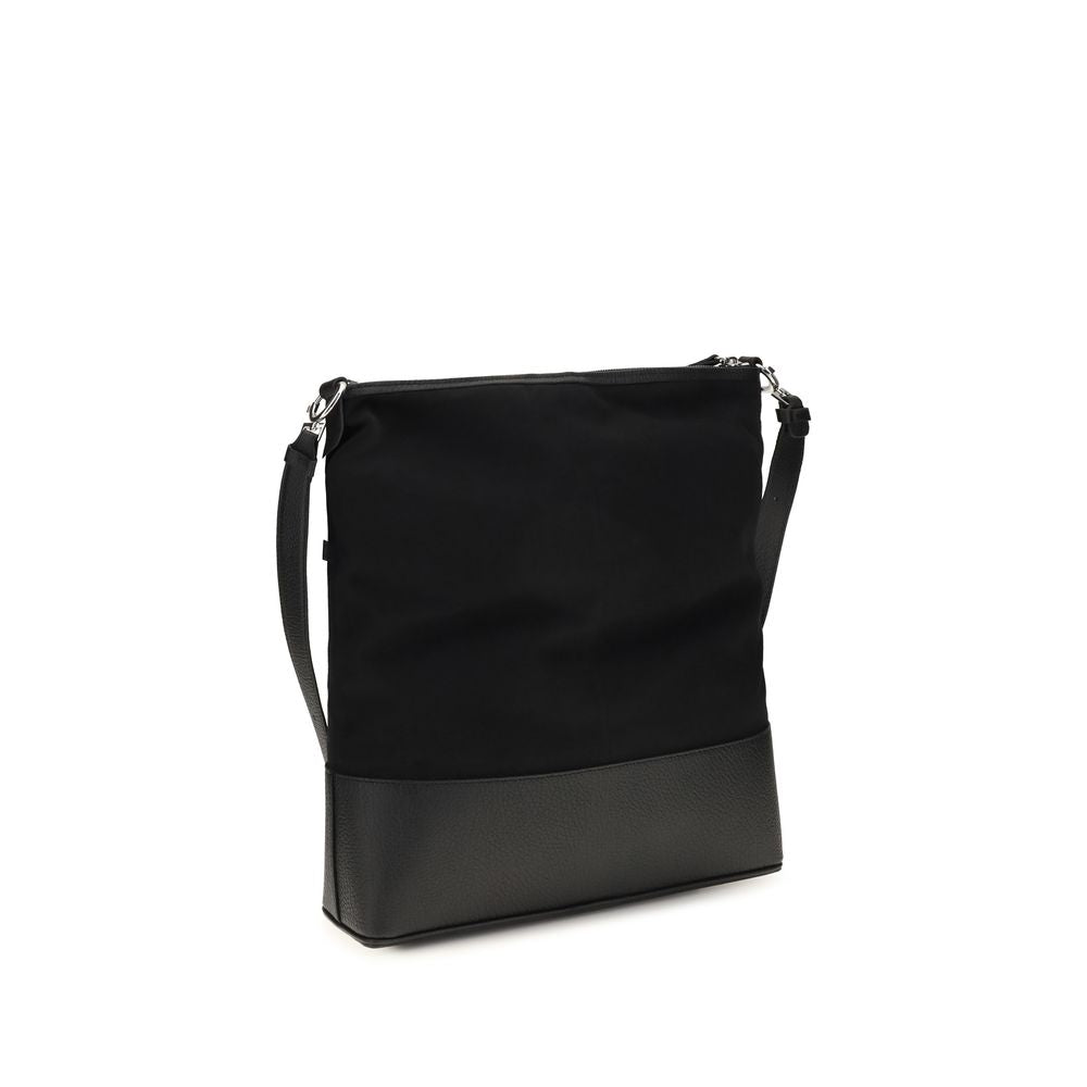 Maison Margiela Black Calf Leather Bos Taurus Shoulder Bag