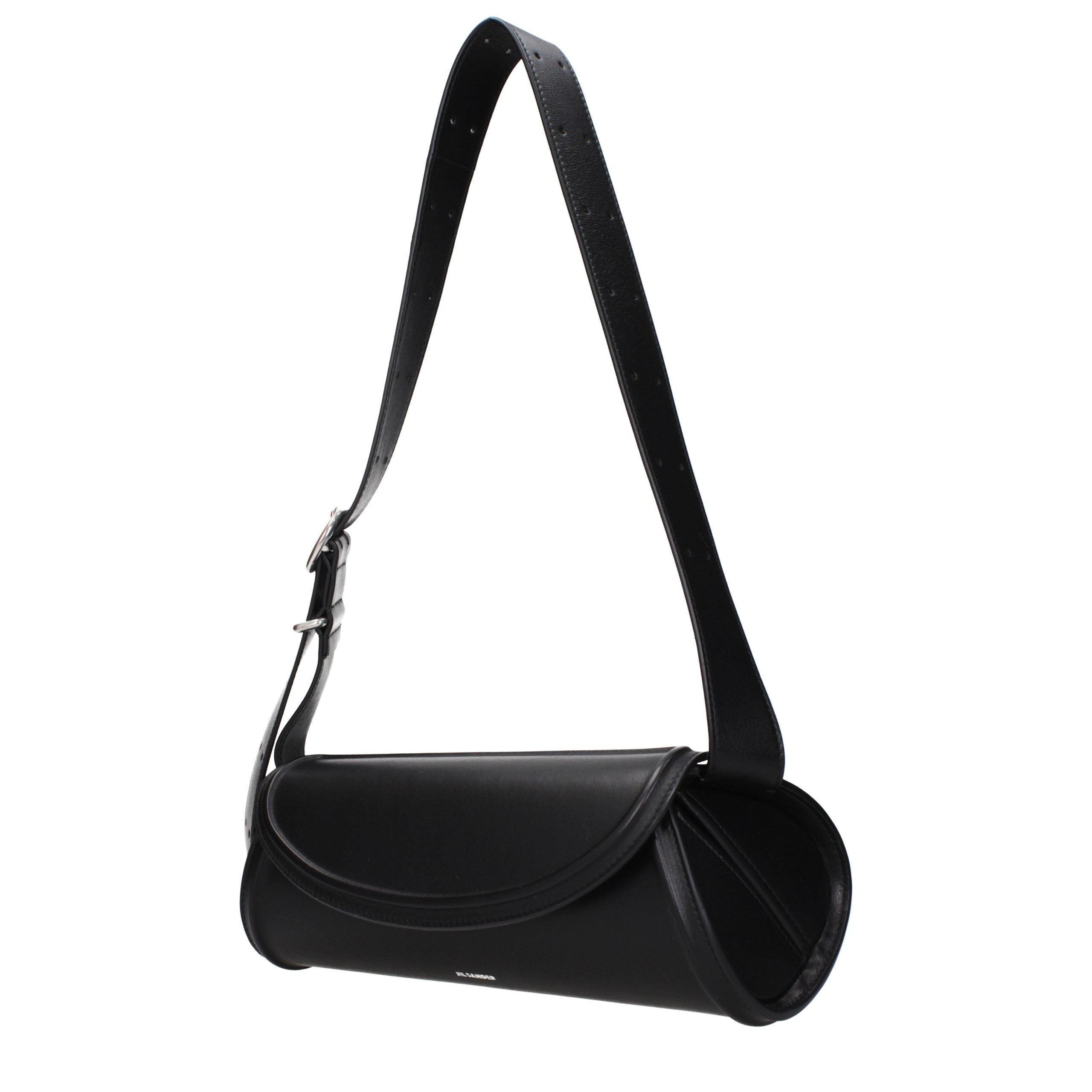 Jil Sander Black Leather Crossbody Bag