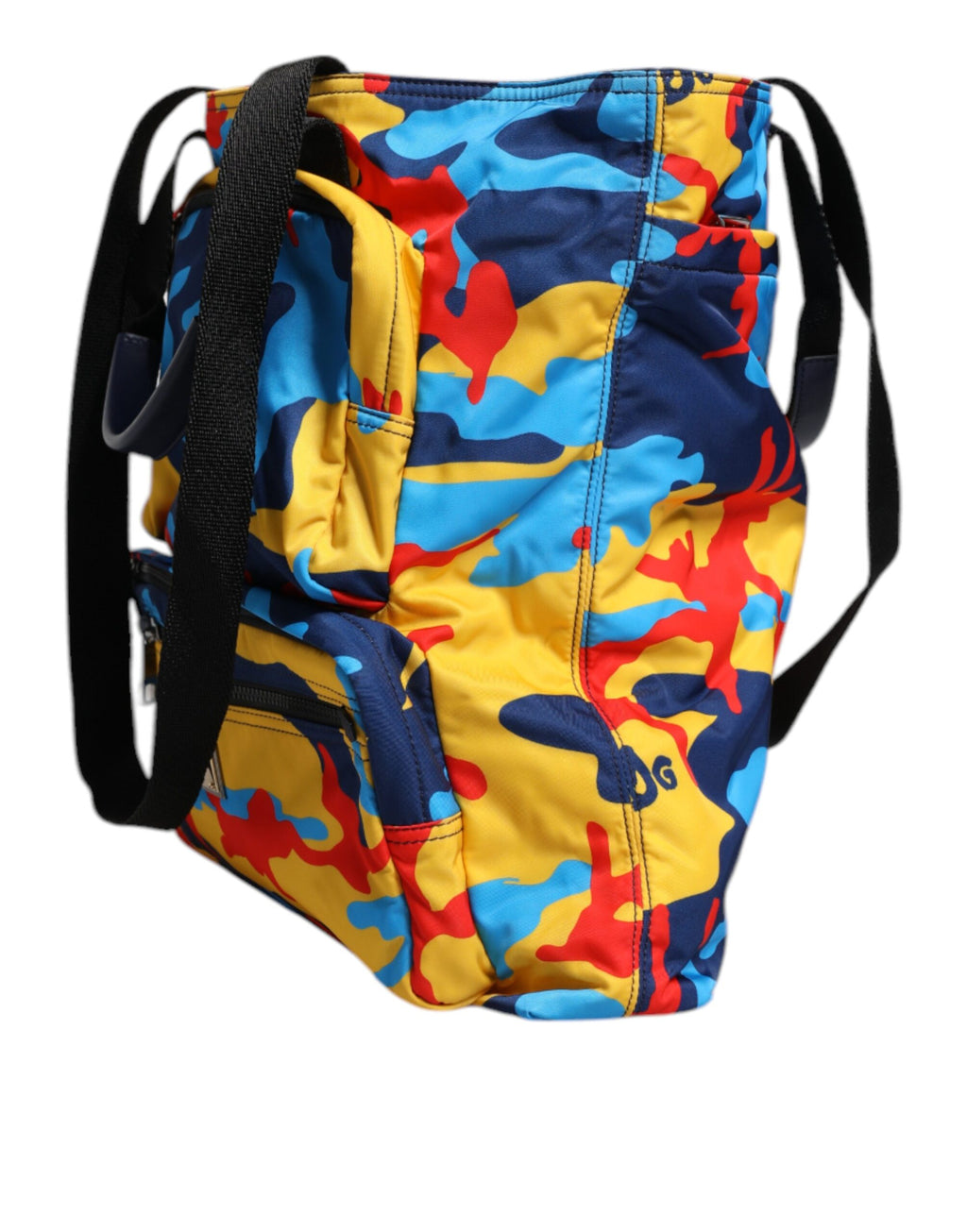 Dolce & Gabbana Multicolor Camouflage  Shopping Tote Bag