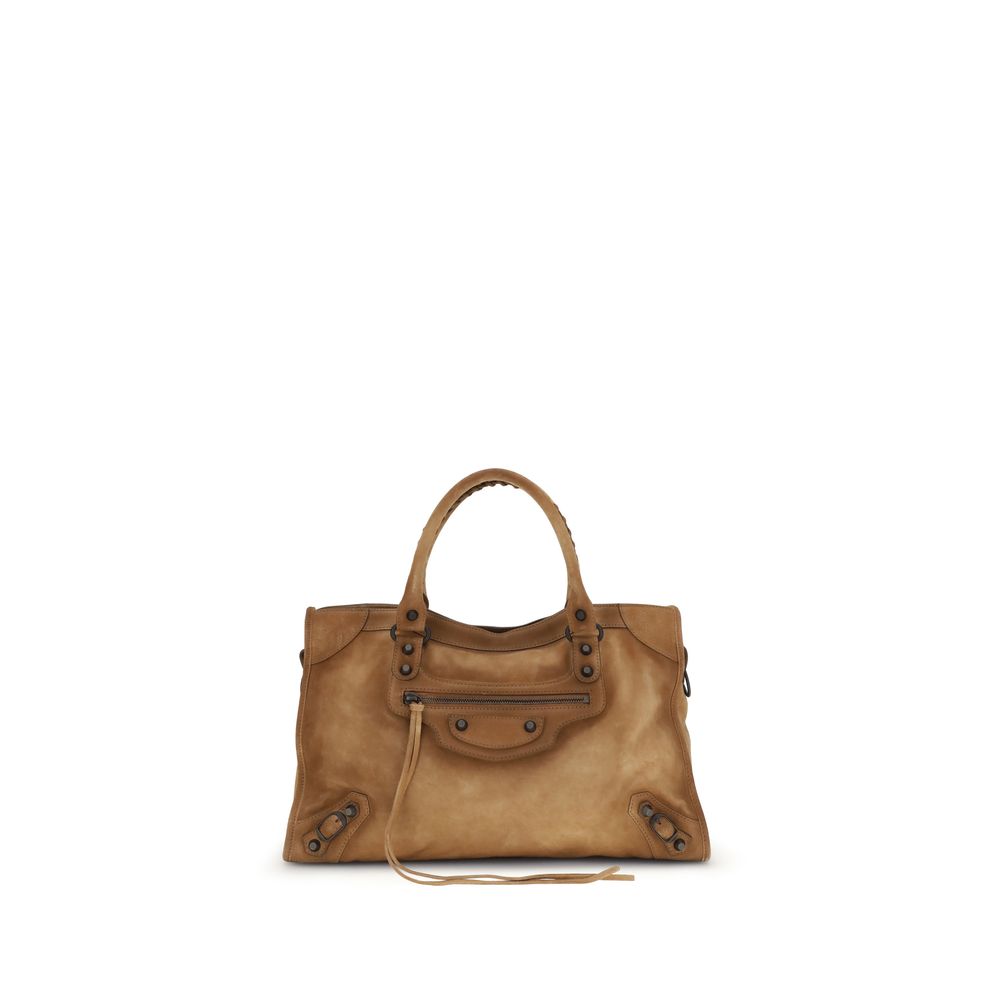 Balenciaga Beige  Leather Bos Taurus Handbag