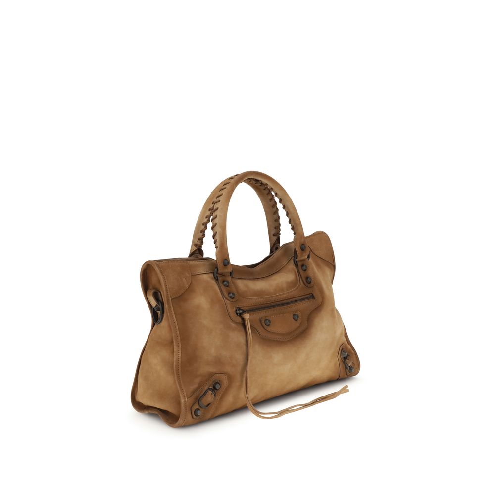 Balenciaga Beige  Leather Bos Taurus Handbag