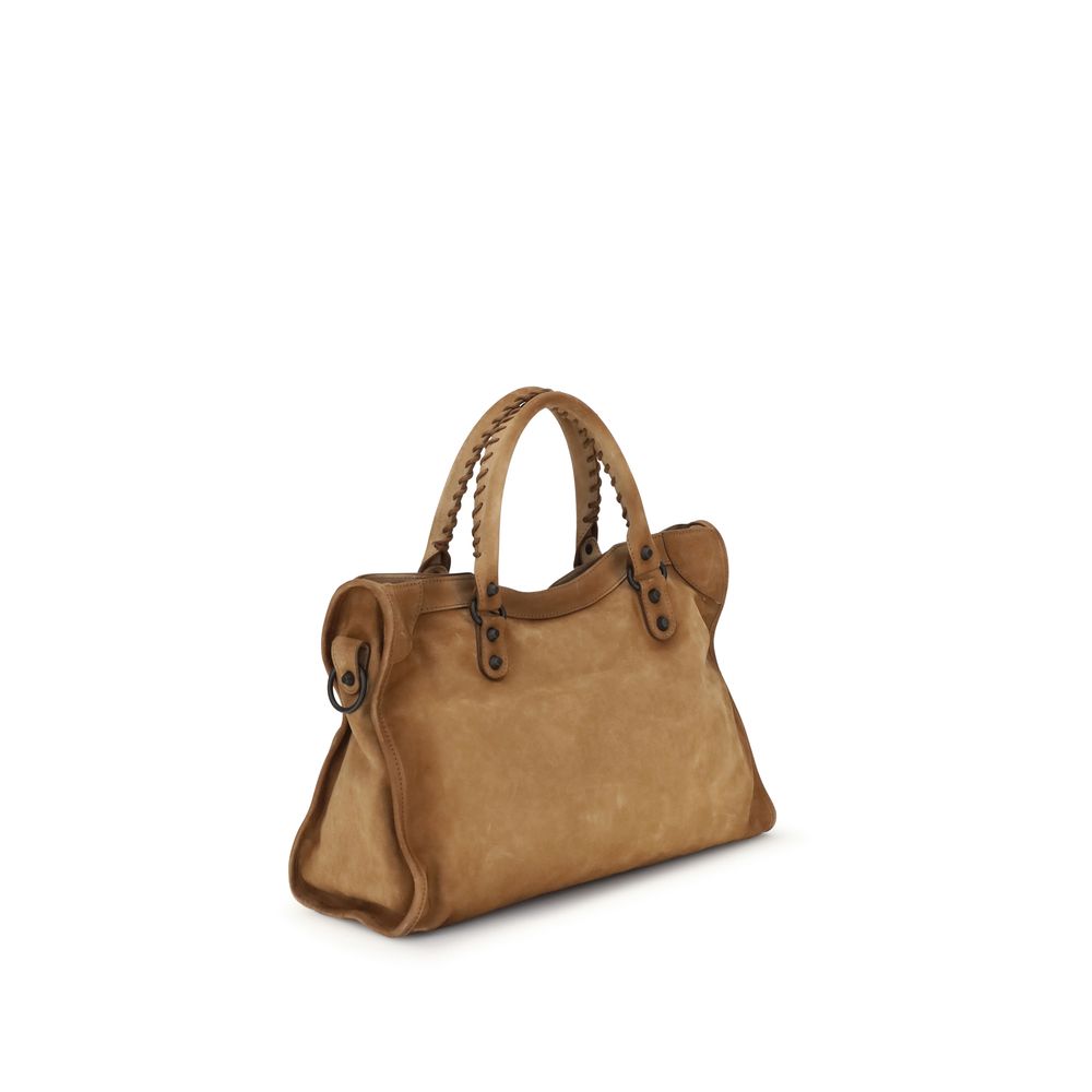 Balenciaga Beige  Leather Bos Taurus Handbag