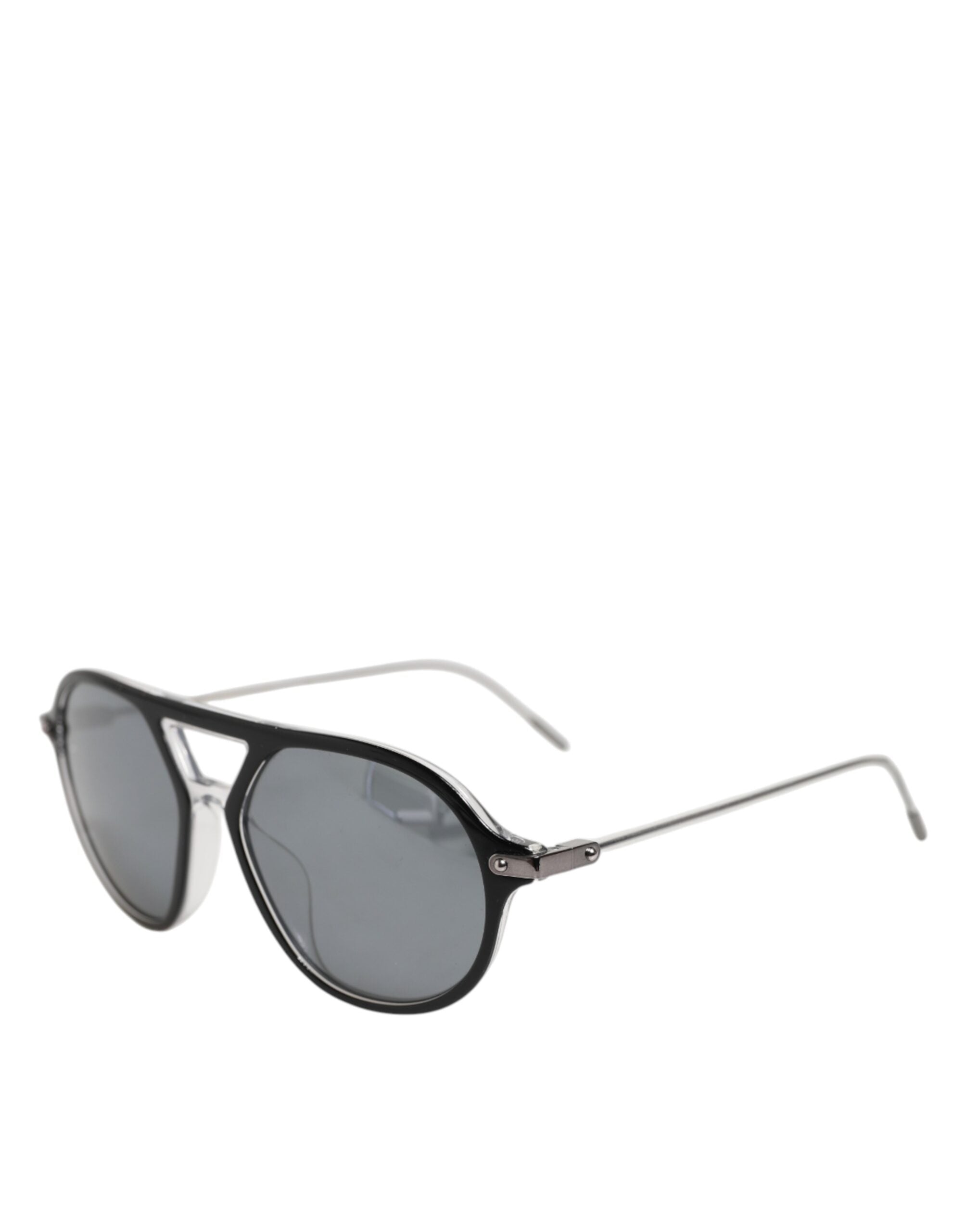 Dolce & Gabbana DG4343F Black Acetate Frame Pilot Shades Sunglasses
