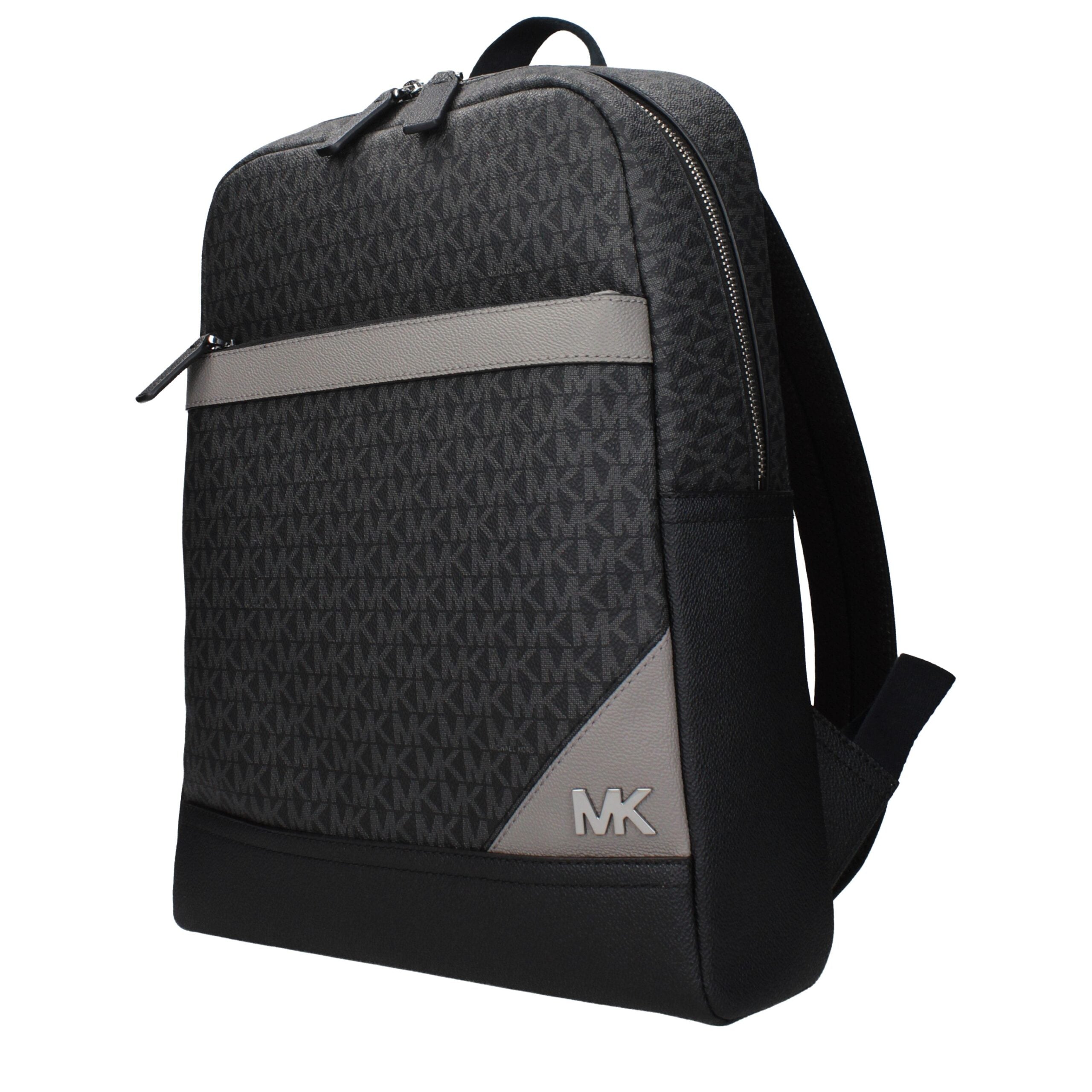 Michael Kors Black Fabric Backpacks
