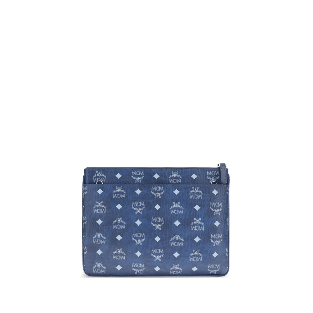 MCM Blue  Clutch Bag