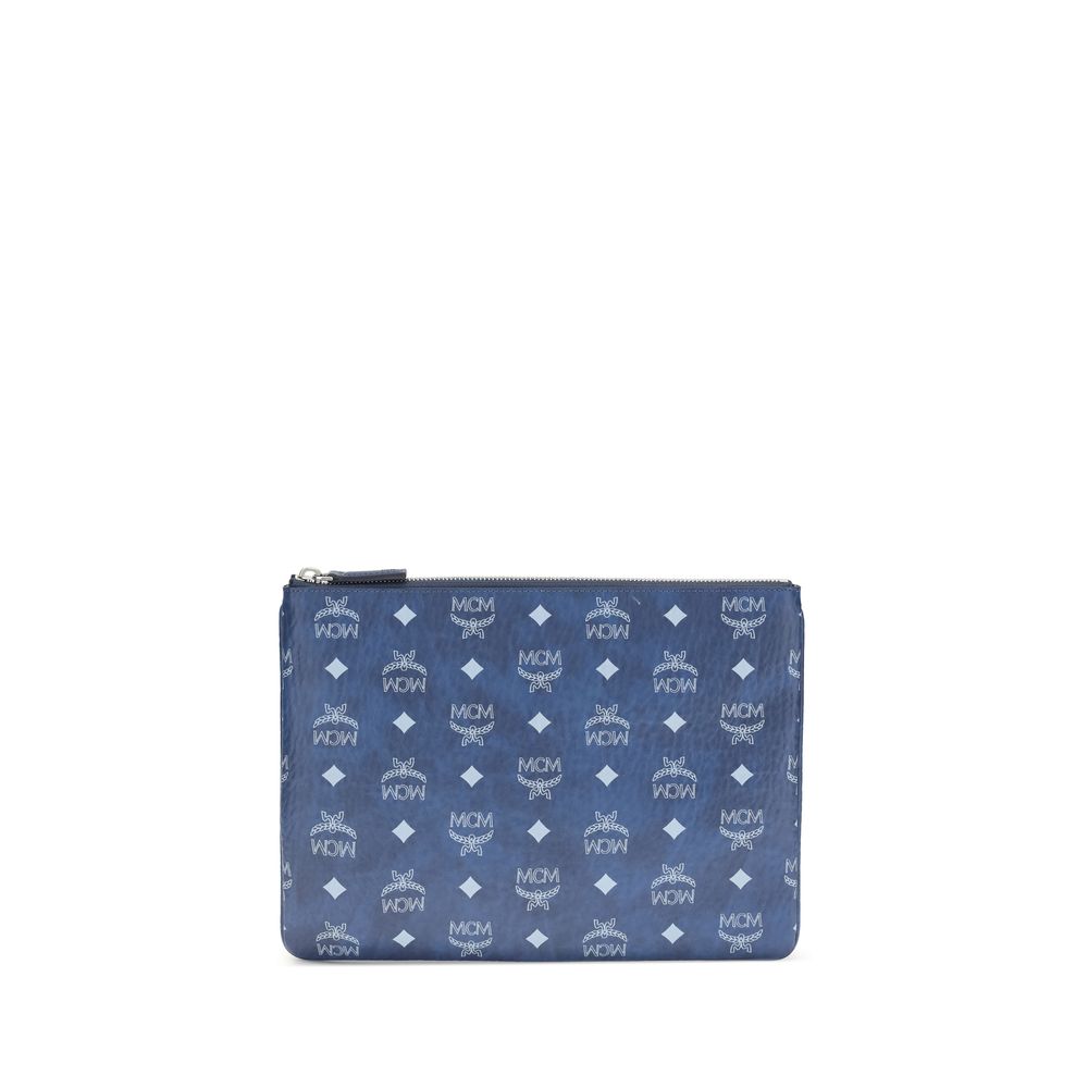MCM Blue  Clutch Bag