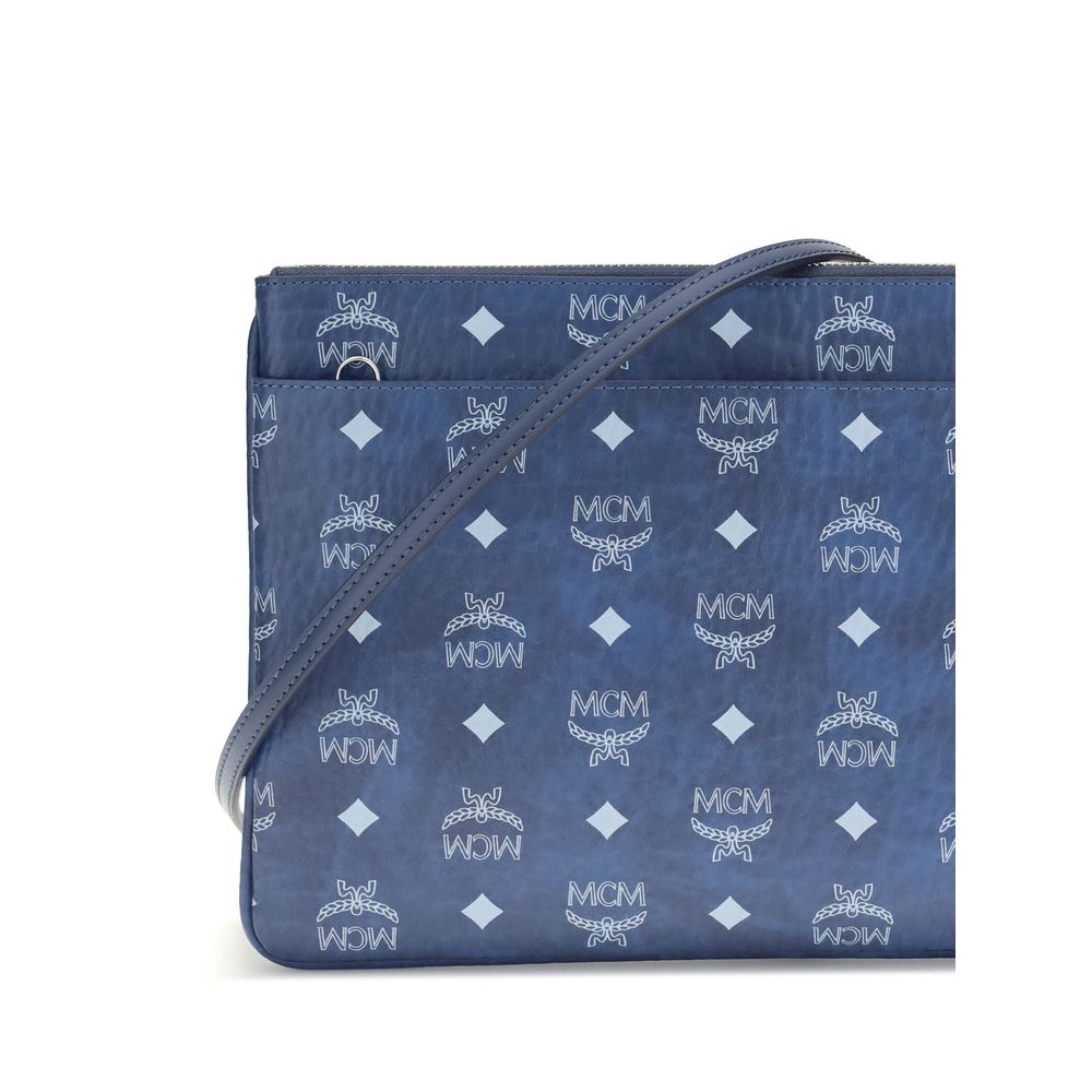 MCM Blue  Clutch Bag