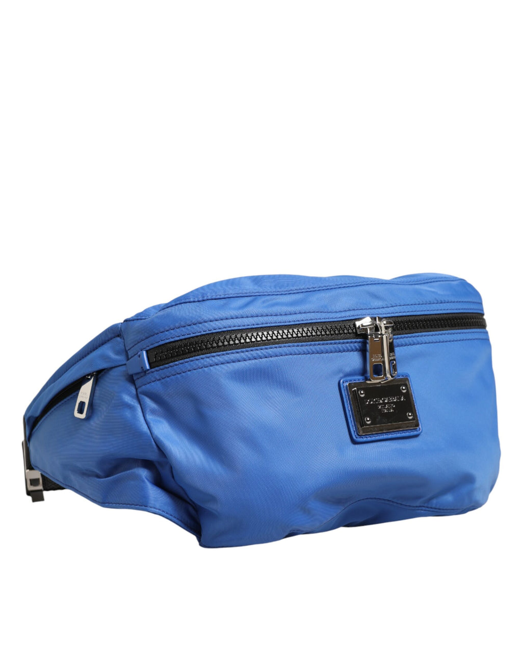 Dolce & Gabbana Blue Logo Plaque  Waist Fanny Pack Men's Borse Bag