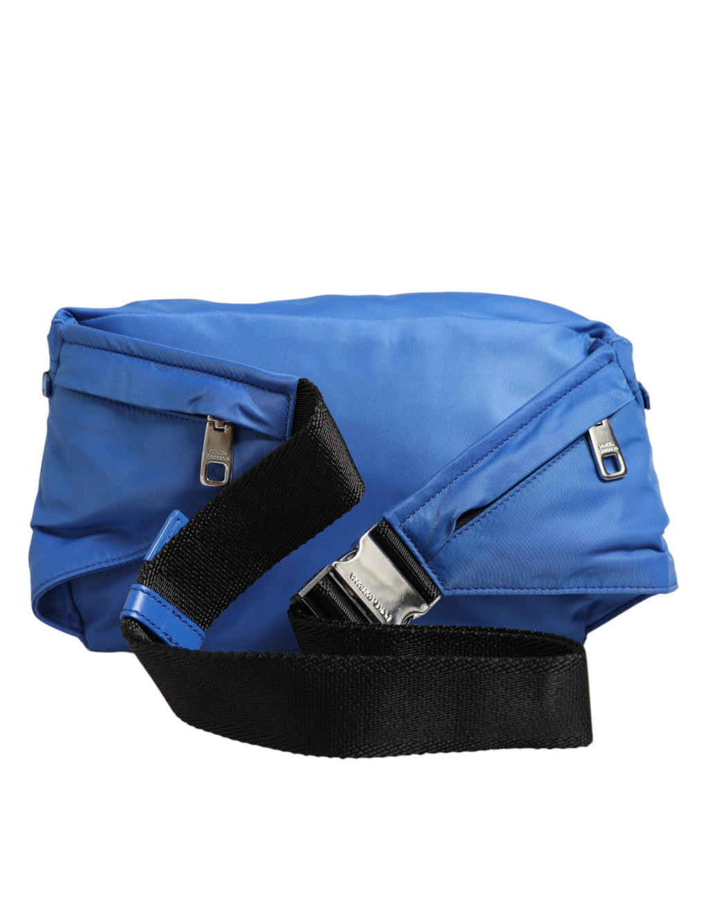 Dolce & Gabbana Blue Logo Plaque  Waist Fanny Pack Men's Borse Bag