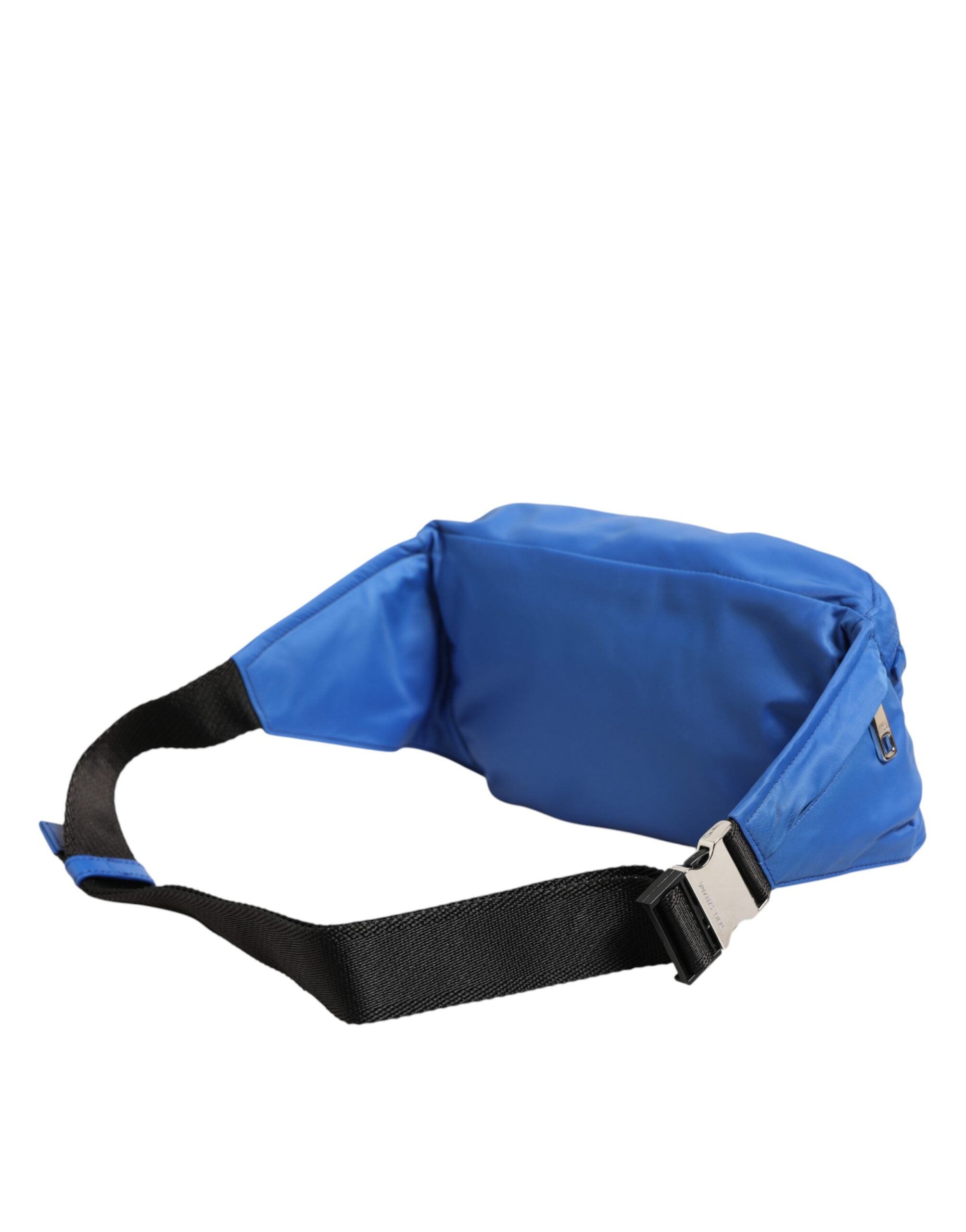 Dolce & Gabbana Blue Logo Plaque  Waist Fanny Pack Men's Borse Bag