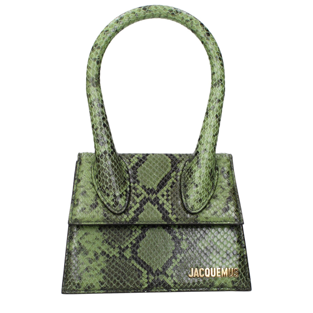 Jacquemus Green Leather Handbag