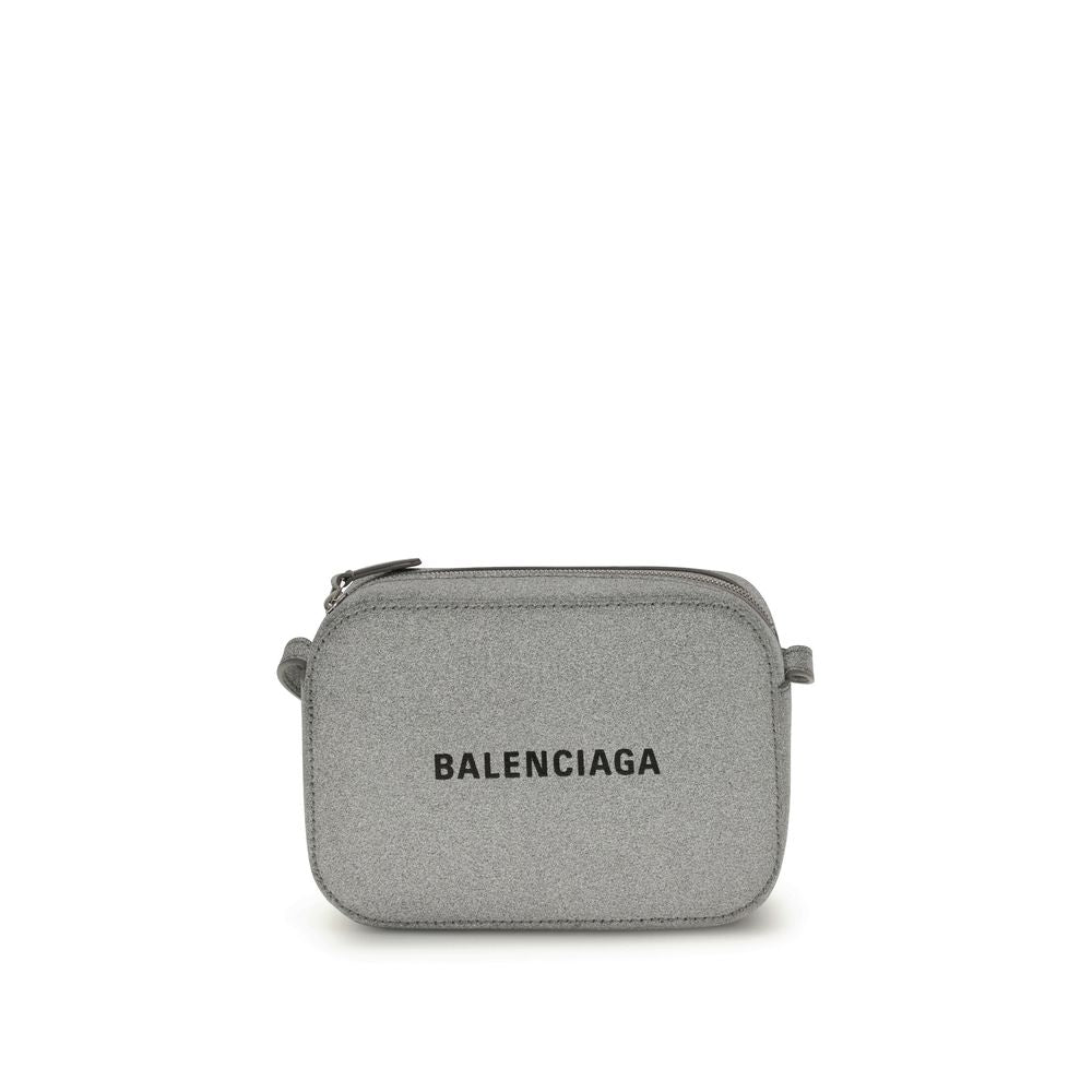 Balenciaga Gray  Leather Bos Taurus Shoulder Bag
