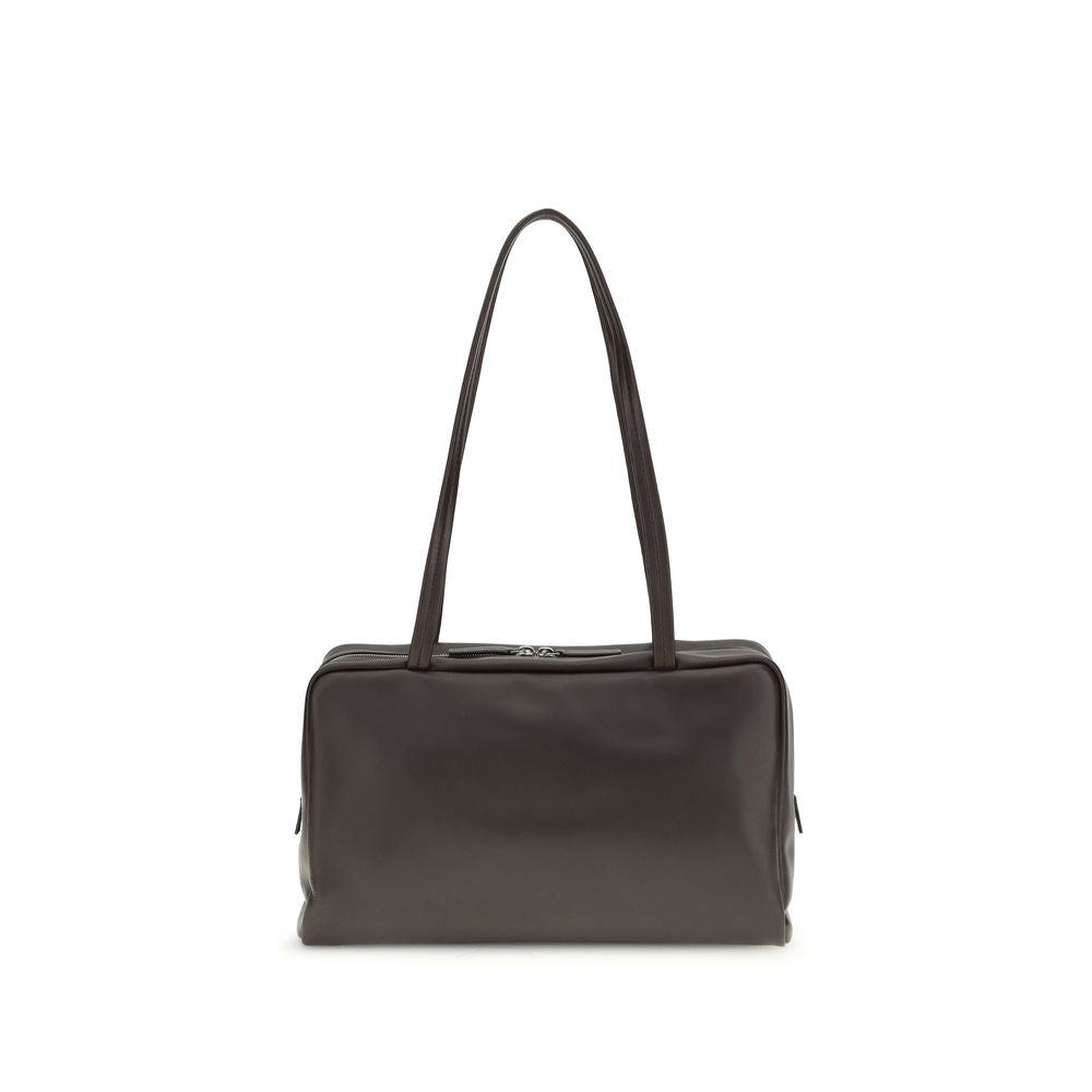 The Row Brown  Leather Bos Taurus Shoulder Bag