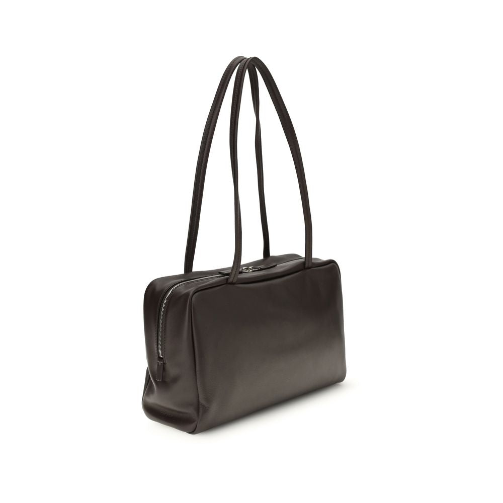 The Row Brown  Leather Bos Taurus Shoulder Bag