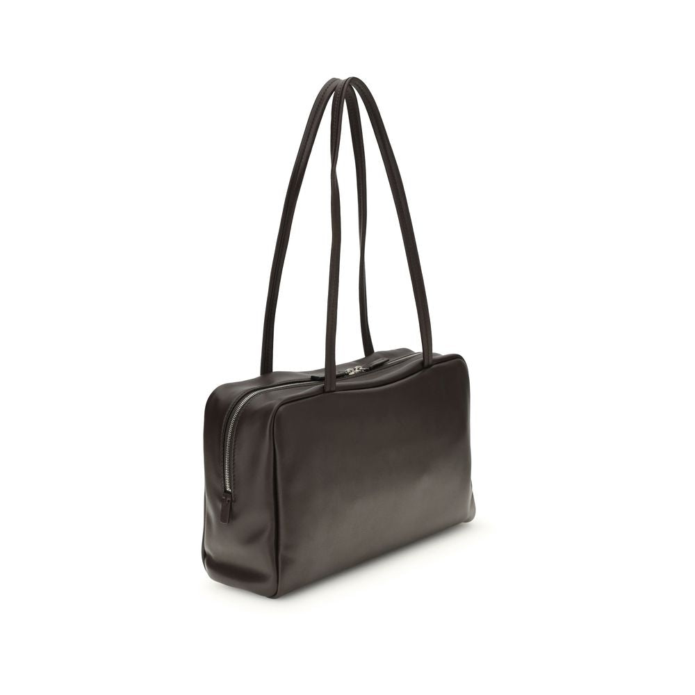 The Row Brown  Leather Bos Taurus Shoulder Bag