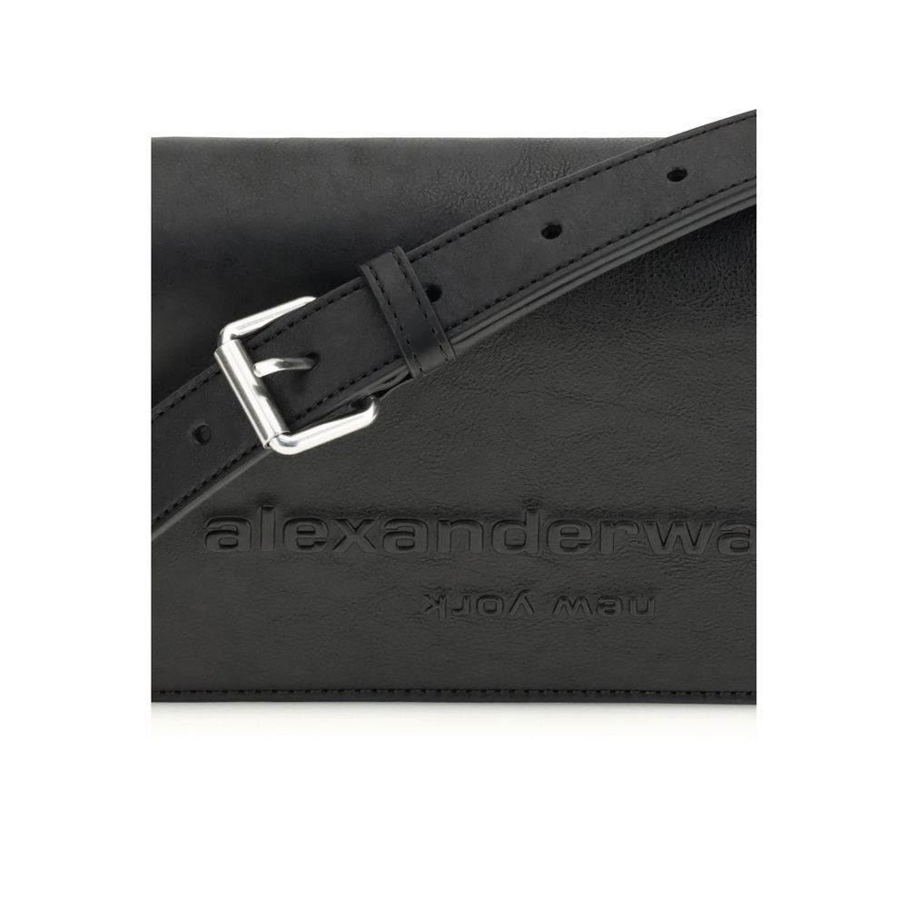 Alexander Wang Black  Leather Bos Taurus Shoulder Bag