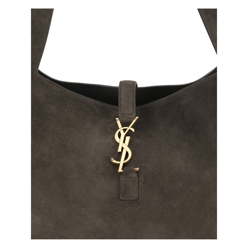 Saint Laurent Brown  Leather Bos Taurus Shoulder Bag