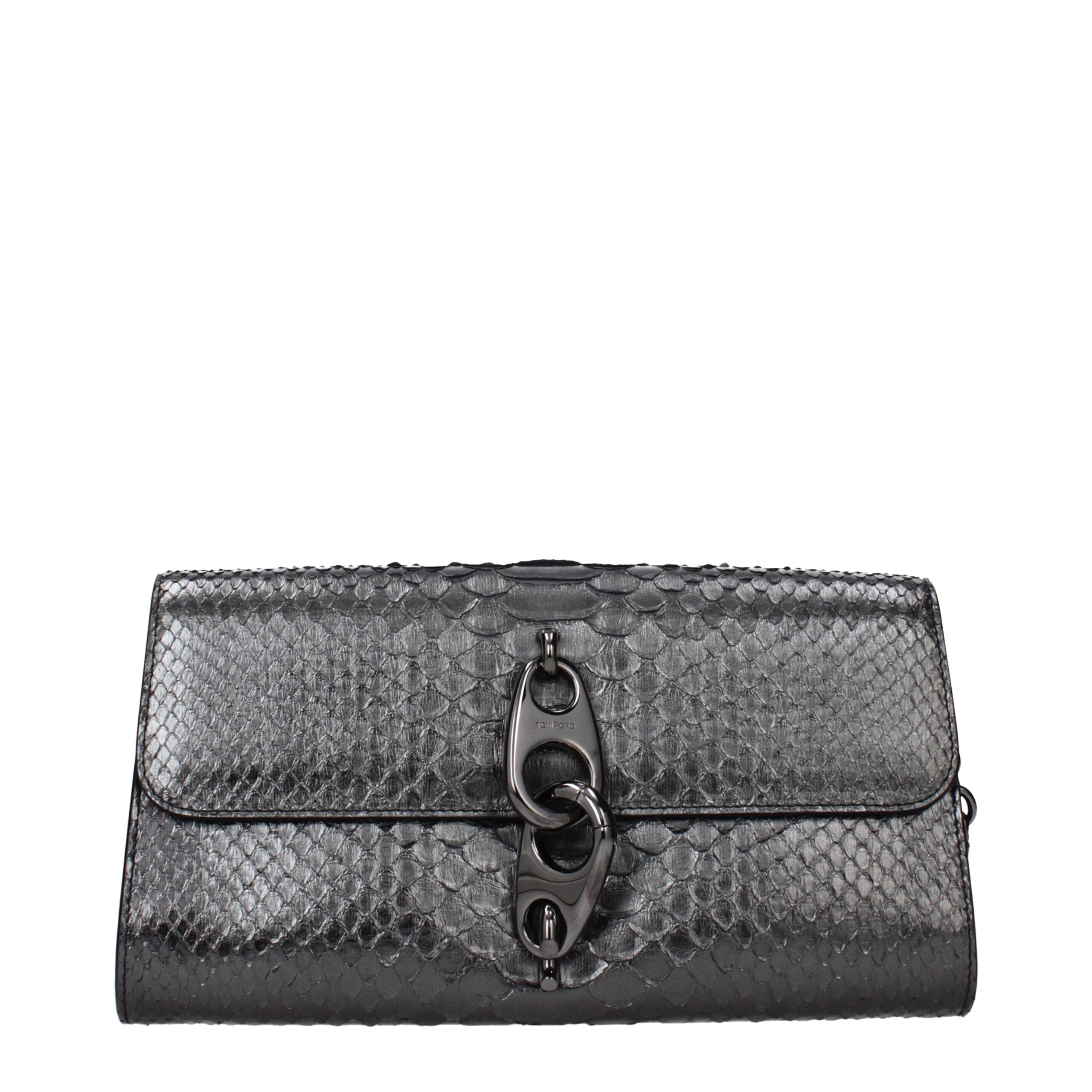 Tom Ford Gray  Clutch Bag