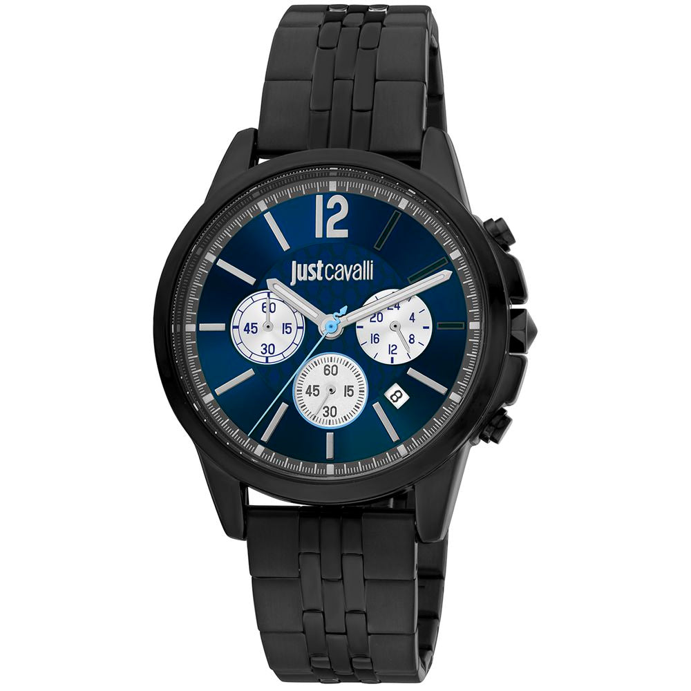 Just Cavalli Black Stainless Steel Sport Watch