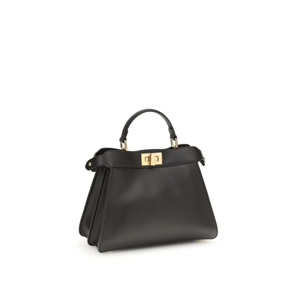 Fendi Brown Calf Leather Bos Taurus Shoulder Bag