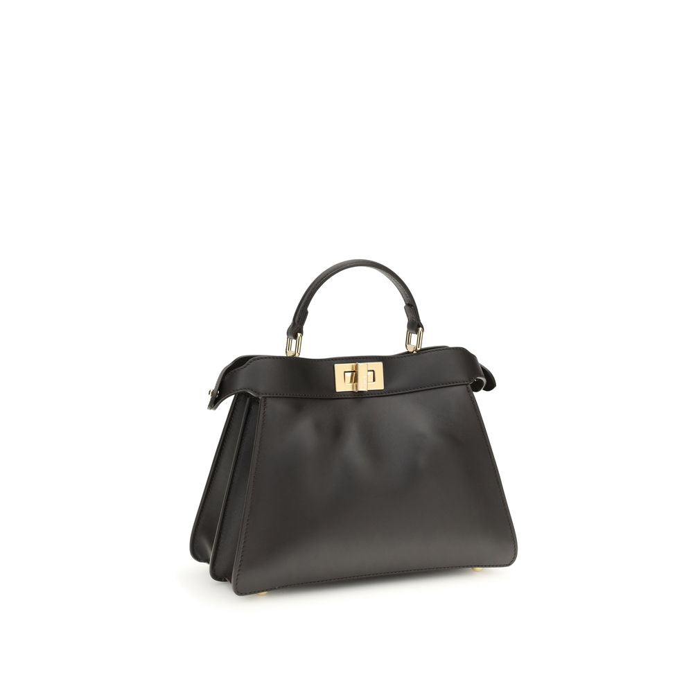 Fendi Brown Calf Leather Bos Taurus Shoulder Bag