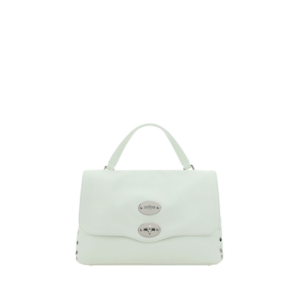 Zanellato White Calf Leather Bos Taurus Shoulder Bag