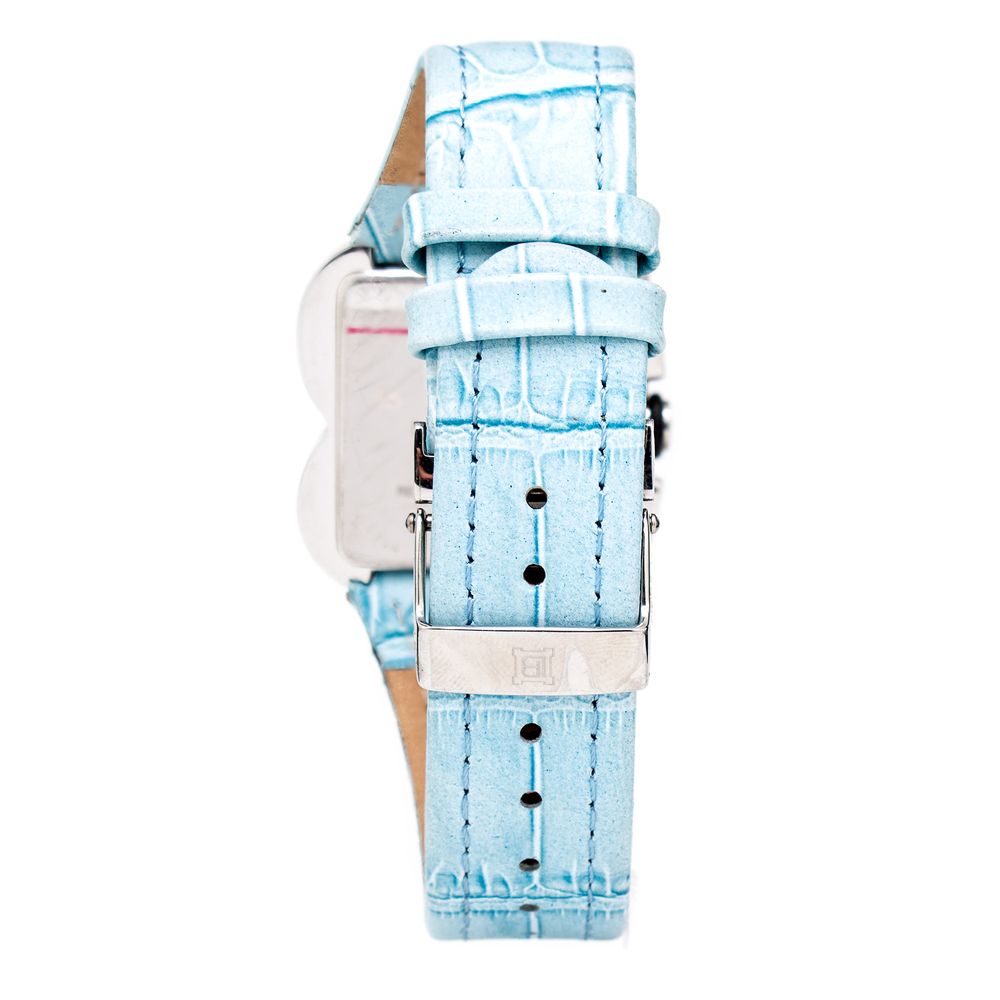 Laura Biagiotti Blue Leather Bracelet Watch
