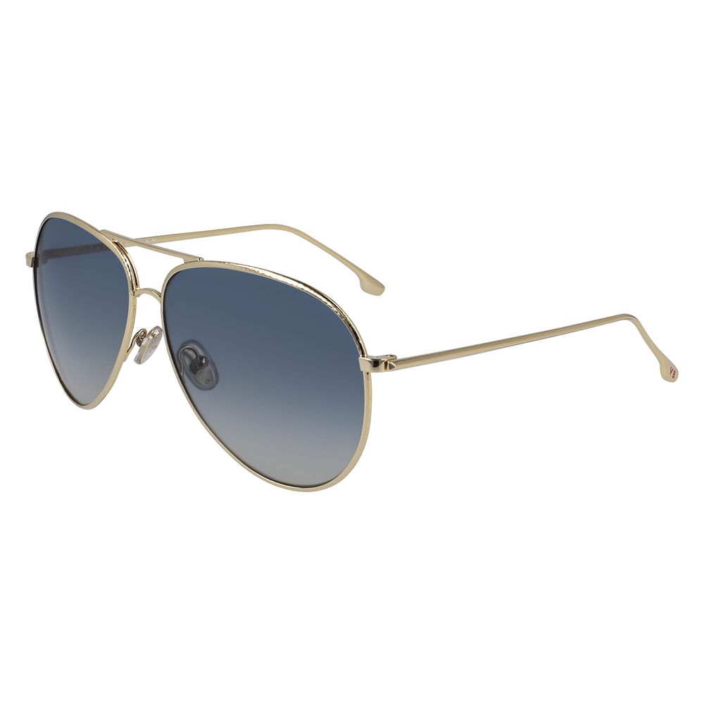 Victoria Beckham Gold Metal Sunglasses