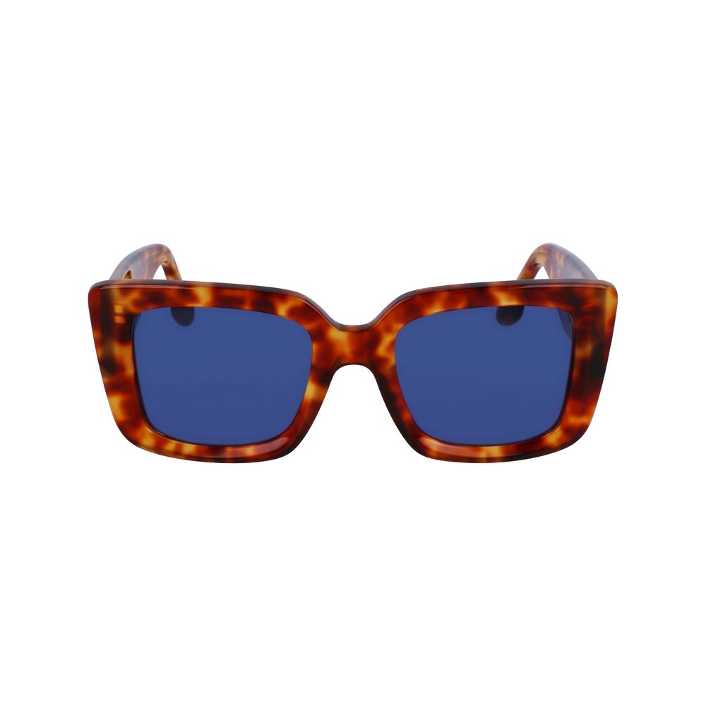 Victoria Beckham Brown Acetate Sunglasses