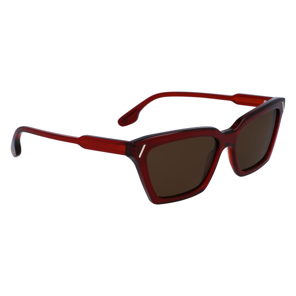 Victoria Beckham Red Acetate Sunglasses