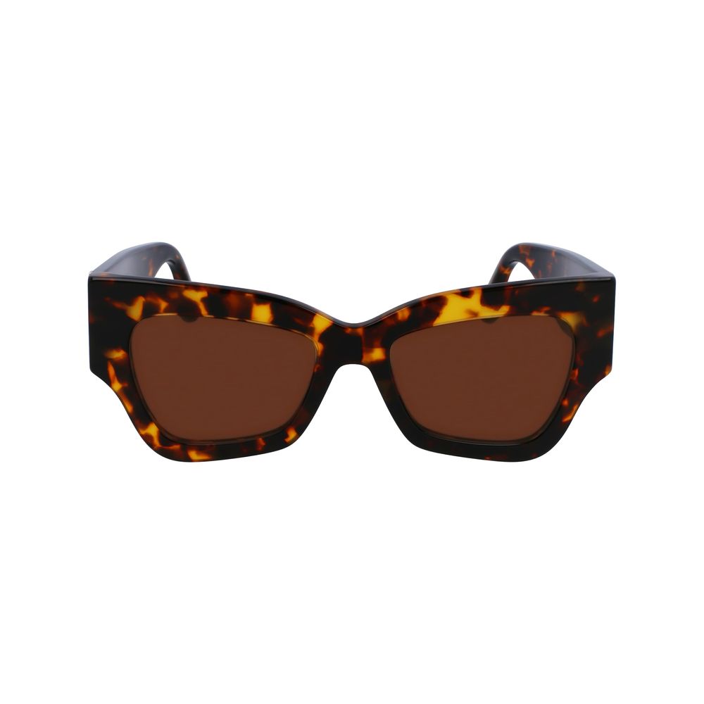 Victoria Beckham Brown Acetate Sunglasses