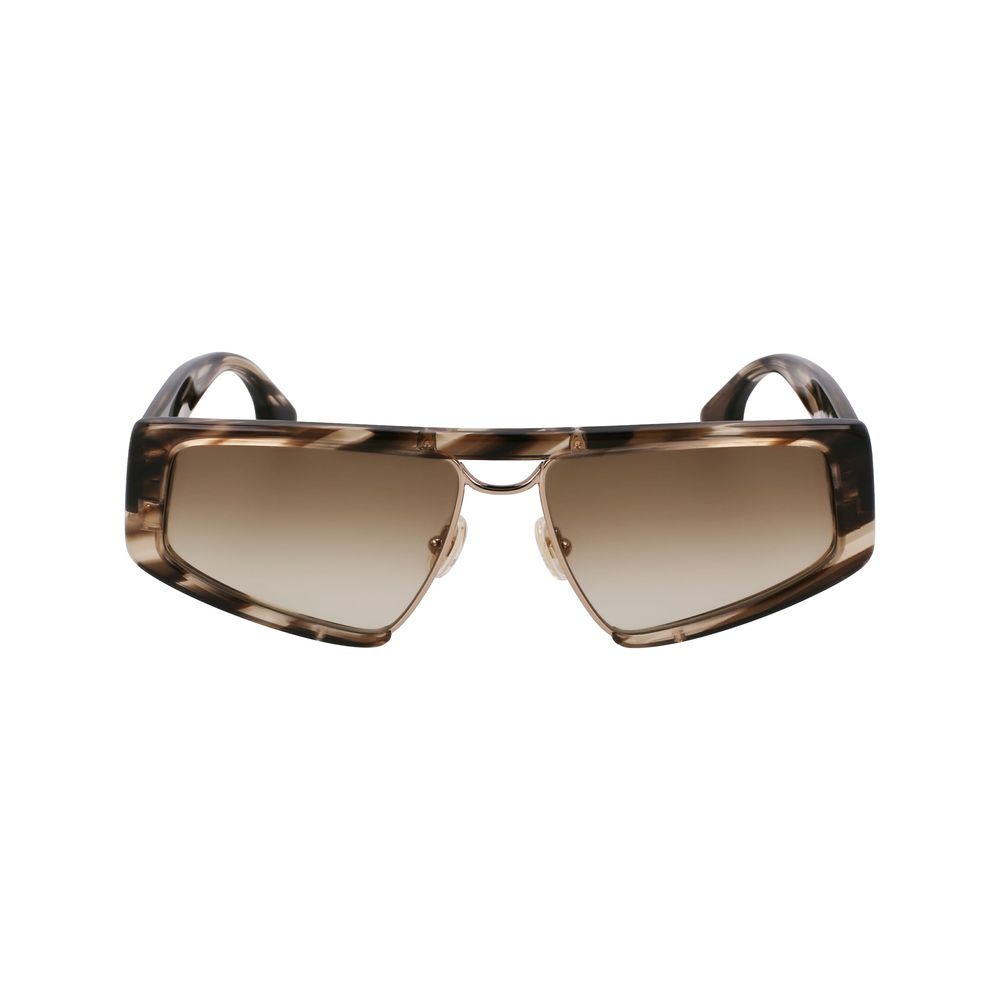 Victoria Beckham Brown Metal Sunglasses