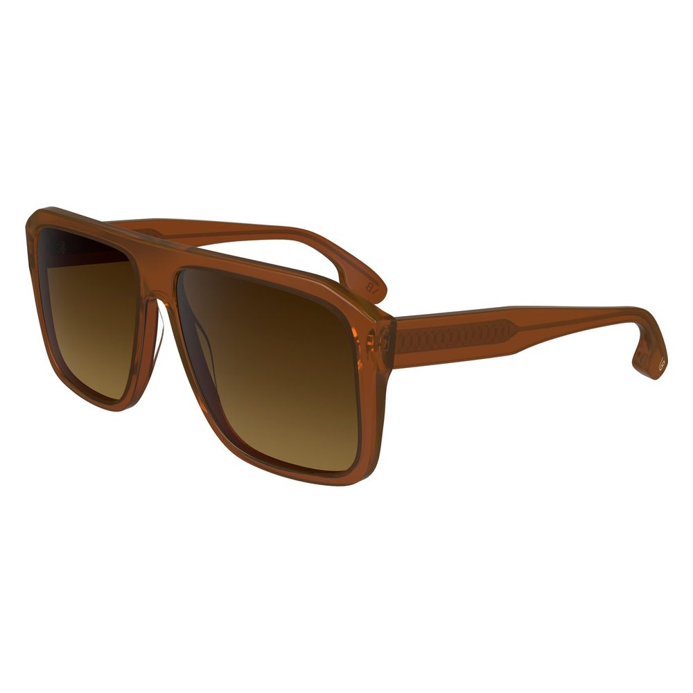Victoria Beckham Brown Acetate Sunglasses